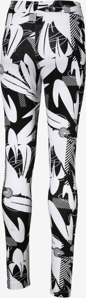 Alpha Legíny dětské Puma | Černá Bílá | Dívčí | 5-6 let - obrázek 2