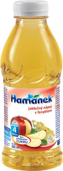 3x HAMÁNEK Jablečná šťáva s fenyklem (500 ml) – nápoj - obrázek 2