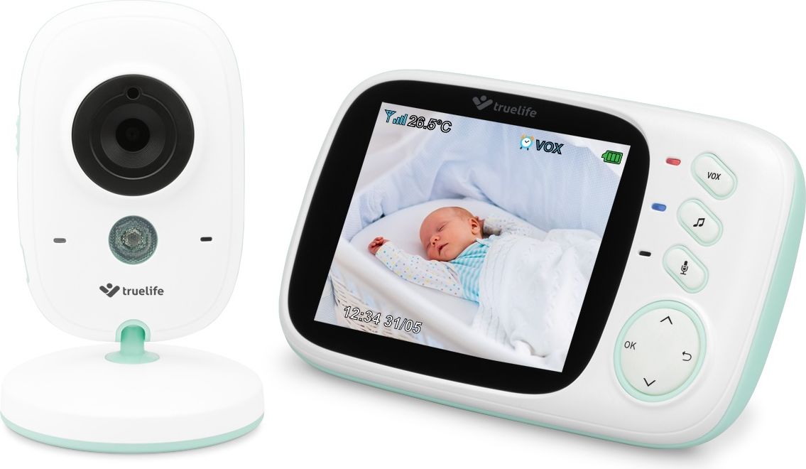 TRUELIFE Videochůvička NannyCam H32 + Teploměr Care Q7 - obrázek 2