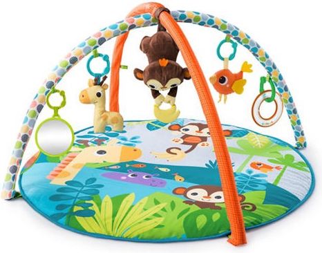 BRIGHT STARTS Deka na hraní Monkey Business Musical Activity 0m+, 2019 - obrázek 1