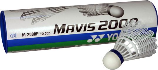 Yonex Mavis 2000 bílý míček - červený pruh - obrázek 2