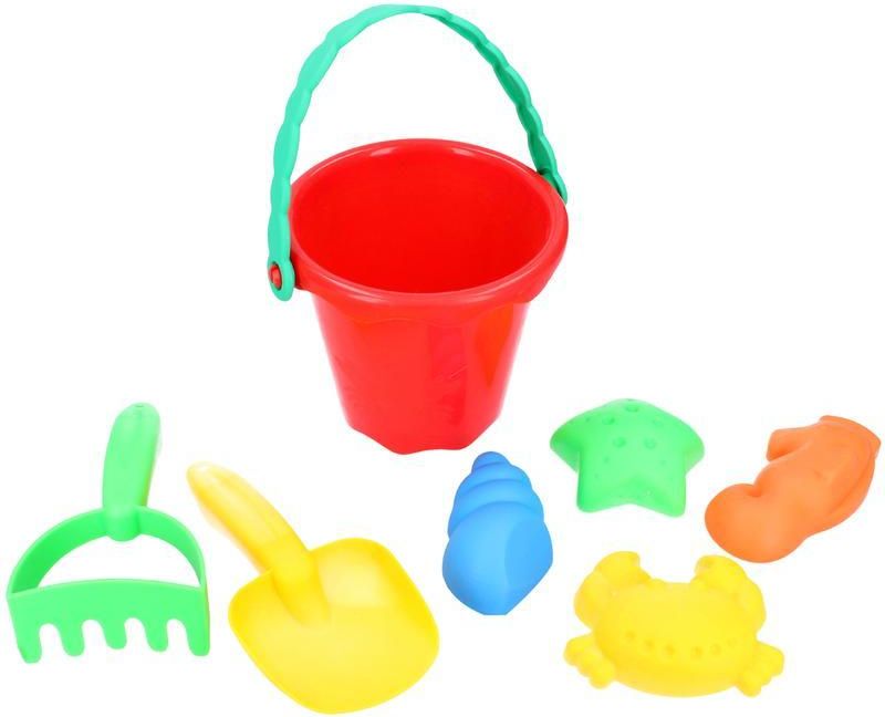 Wiky Wiky Sada na písek 7 ks - 12 cm - obrázek 2