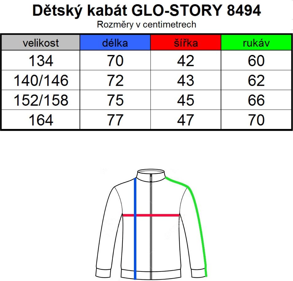 Dívčí zimní kabát GLO STORY GIRL 96 světle růžový Velikost: 134 - obrázek 3