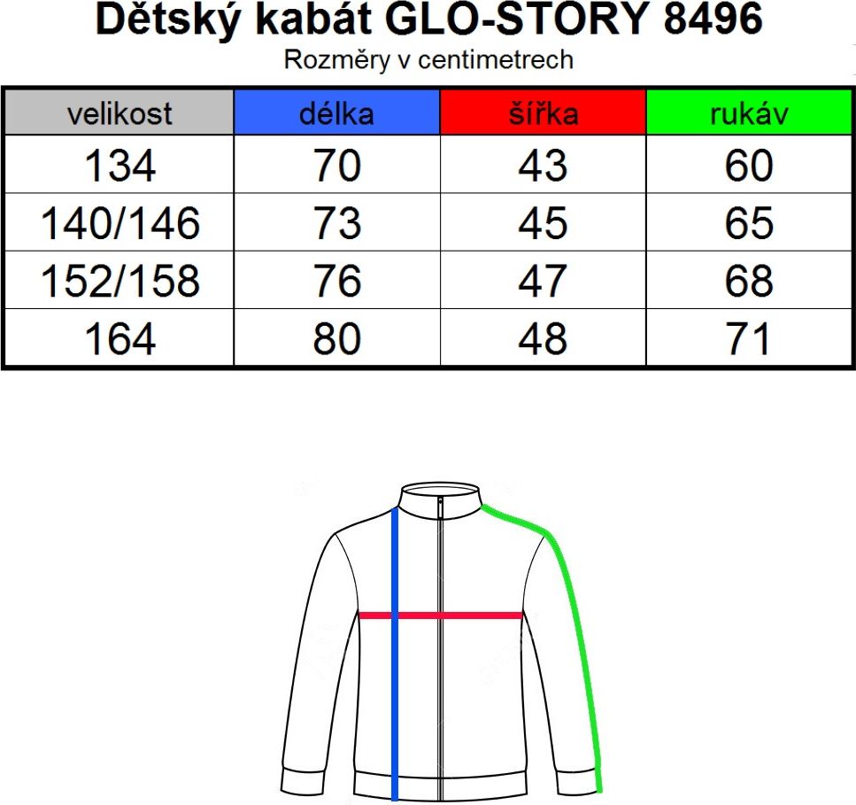 Dívčí zimní kabát GLO STORY SILVER světle růžový Velikost: 134 - obrázek 5