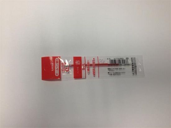 Náplň do kuličkového pera "S-7L", červená, 0,7 mm, UNI - obrázek 1
