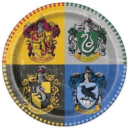 Talíř "Harry Potter", papírový, 22 cm, bal. 8 ks - obrázek 1