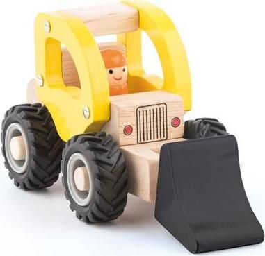 Dřevěné autíčko WOODY Bagr - obrázek 1