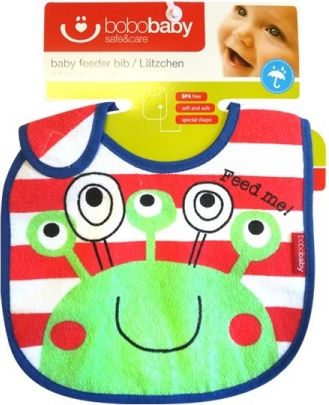 BOBO BABY BOBO BABY Dvouvrstvý froté bryndáček - krab - obrázek 2