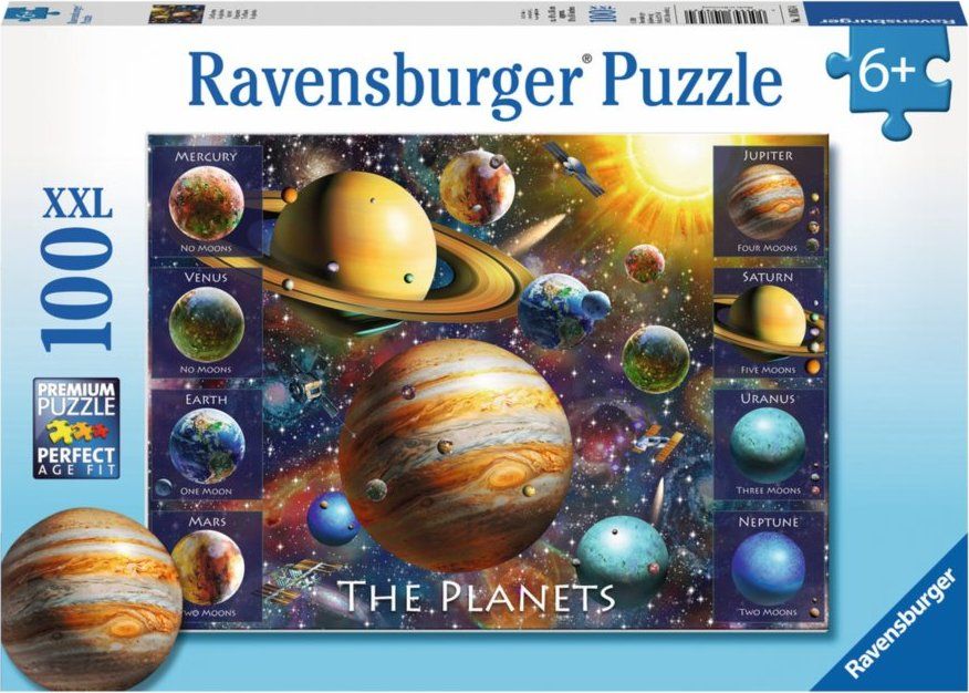 RAVENSBURGER Puzzle Planety XXL 100 dílků - obrázek 1