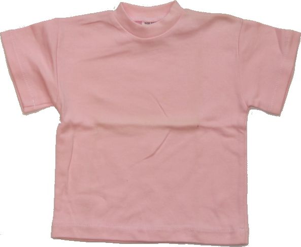 Dětské tričko s krátkým rukávem, Dětský svět, světle růžové vel.74 - obrázek 1