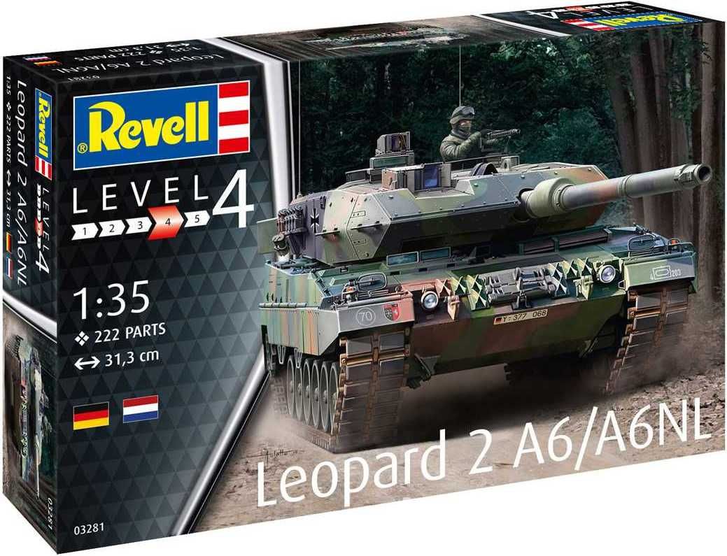 REVELL Plastic ModelKit tank 03281 - Leopard 2 A6/A6NL (1:35) - obrázek 1