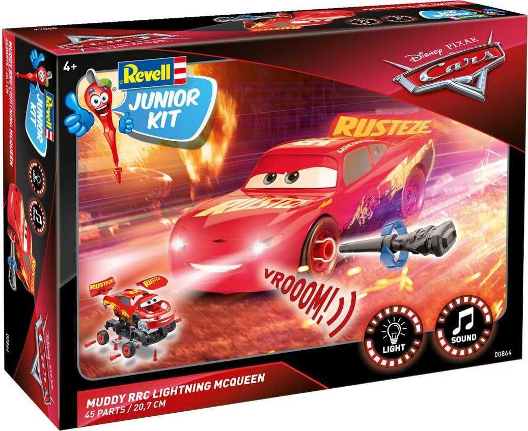 REVELL Junior Kit auto 00864 - Cars 3 - Lightning McQueen Crazy 8 Race (1:20) - obrázek 1