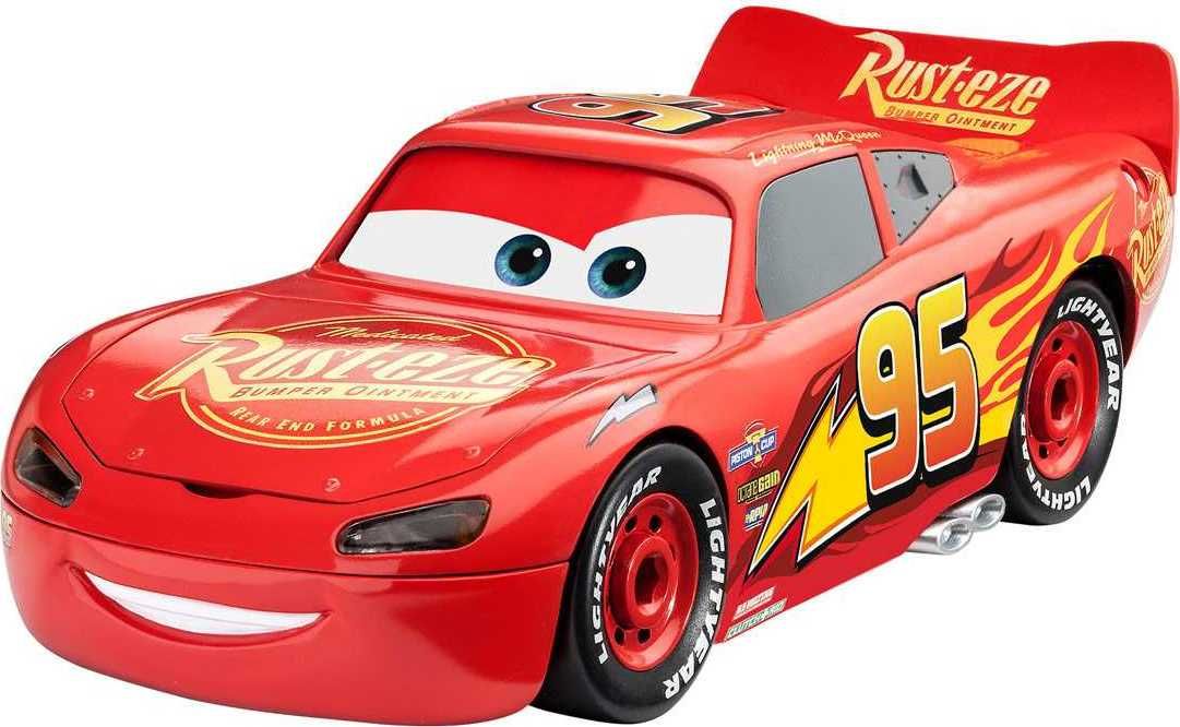 REVELL Junior Kit auto 00864 - Cars 3 - Lightning McQueen Crazy 8 Race (1:20) - obrázek 3