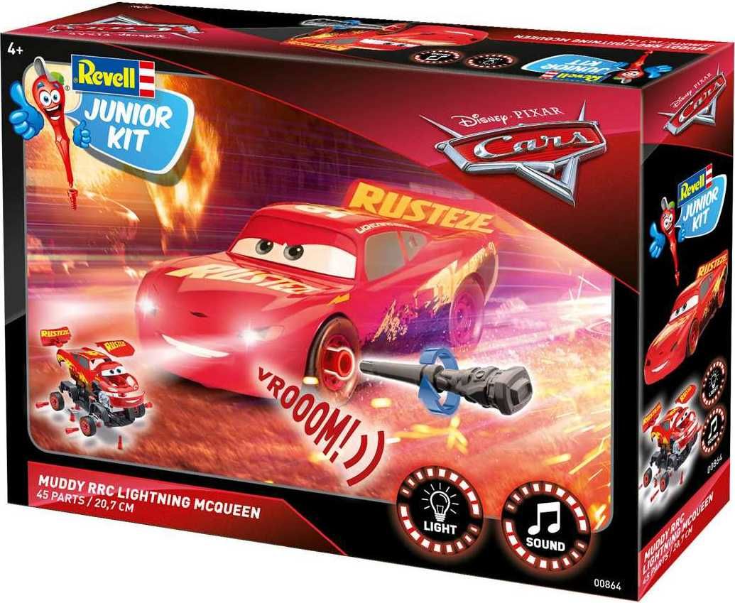 REVELL Junior Kit auto 00864 - Cars 3 - Lightning McQueen Crazy 8 Race (1:20) - obrázek 10