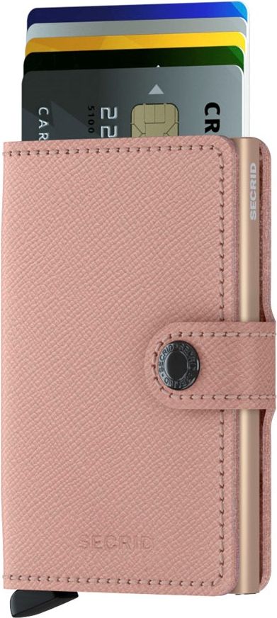 Secrid speciální kožená peněženka Mini Wallet Crisple Rose Floral - obrázek 1