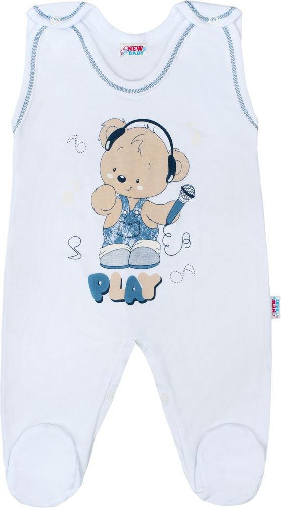 Soupravička 4-dílná New Baby Medvídek Play 62 (3-6m) - obrázek 2