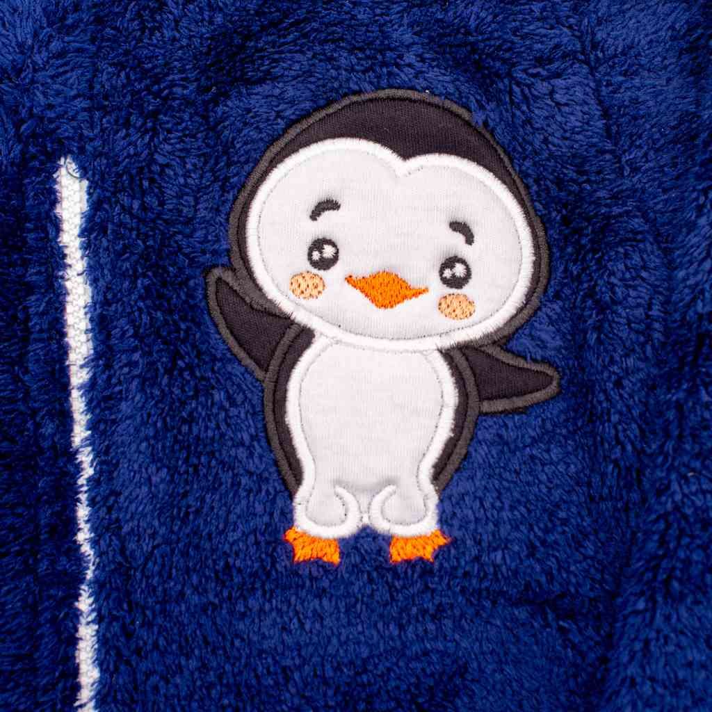 Zimní dětská mikina New Baby Penguin tmavě modrá 86 (12-18m) - obrázek 2