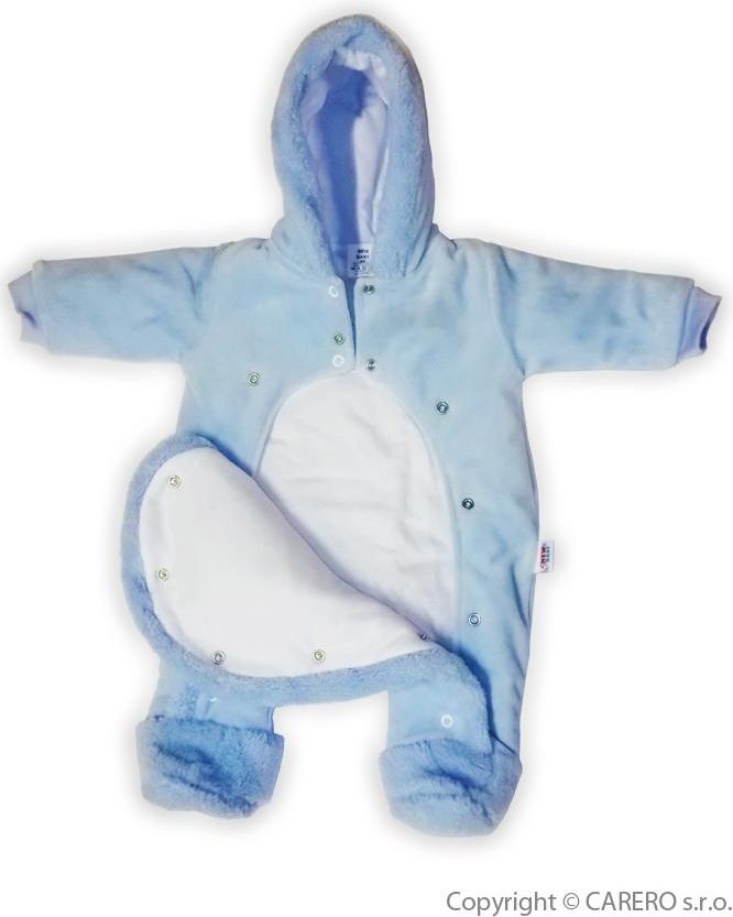 Dětská kombinéza New Baby ježek bílá 68 (4-6m) - obrázek 3