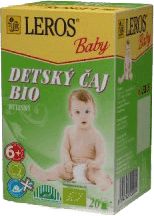 4x LEROS BABY BIO dětský čaj bylinný 20x2g - obrázek 2