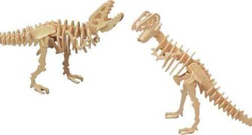 WOODCRAFT CONSTRUCTION KIT Woodcraft Dřevěné 3D puzzle Tyranosaurus T REX - obrázek 1