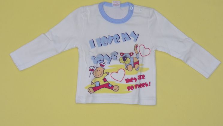 Dětské tričko, ATUT, bílé Toys velikost 74 Výprodej - obrázek 1