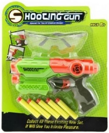 Pistole plast na pěnové náboje 21cm - obrázek 1