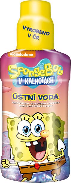VitalCare Ústní voda pro děti SpongeBob 250 ml - obrázek 1