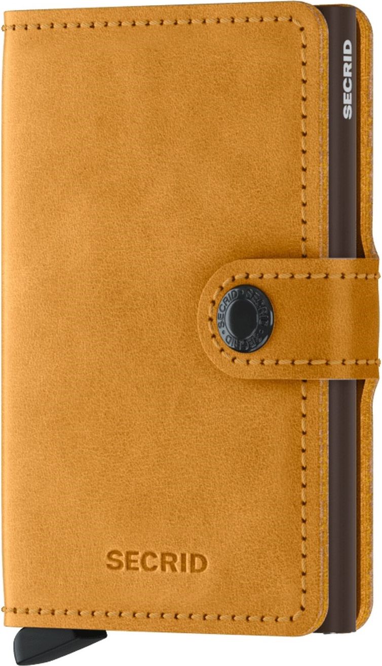 Secrid speciální kožená peněženka Mini Wallet Vintage Ochre - obrázek 2