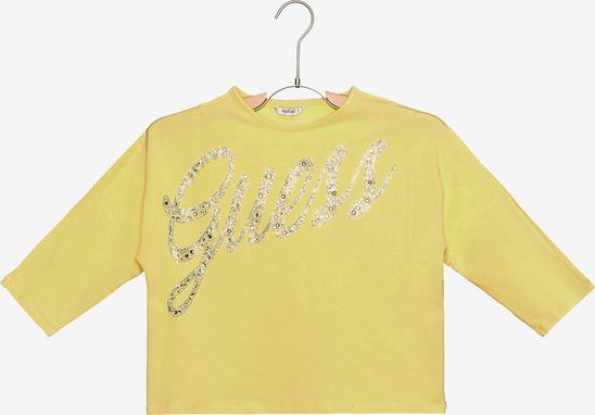 Triko dětské Guess | Žlutá | Dívčí | 7 let - obrázek 1