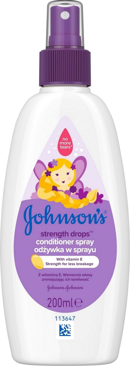 JOHNSON'S BABY Strength Drops posilující kondicionér ve spreji 200 ml - obrázek 1