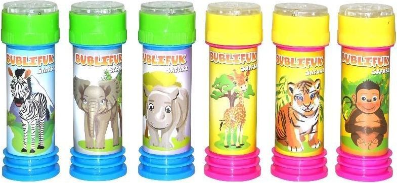 Wiky Wiky Bublifuk safari, 6 druhů - obrázek 2