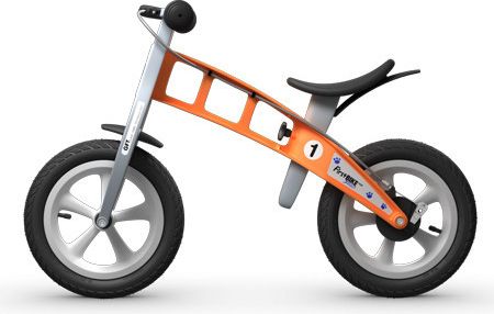 Dětské odrážedlo First Bike Street oranžové - obrázek 1