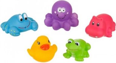 AKUKU | Nezařazeno | Hračka do koupele Akuku zvířátka malé | Multicolor |