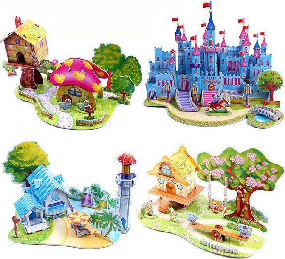 Kartonové 3D puzzle - 689–F - obrázek 1