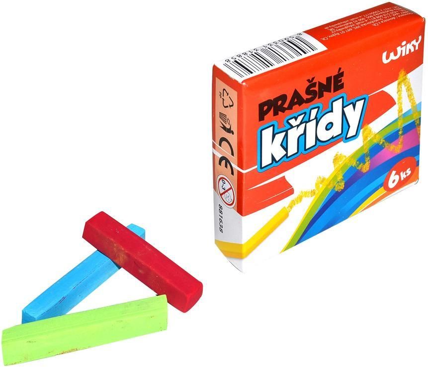 Wiky Wiky Křídy prašné 6 ks - obrázek 1