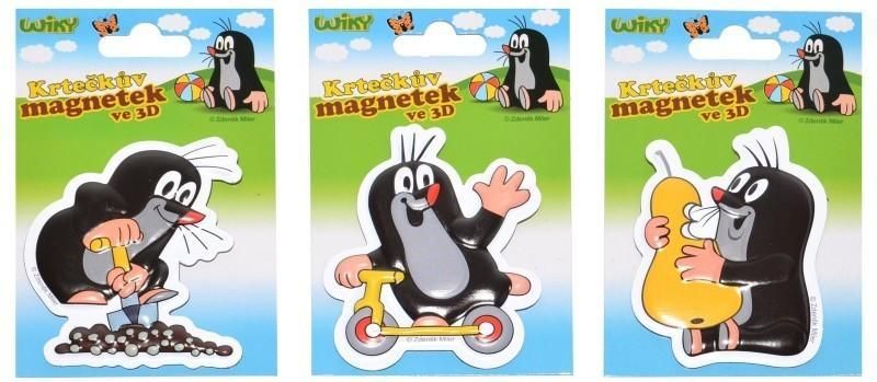Wiky Wiky Magnet 3D Krtek 7,5cm /3 druhy - obrázek 2