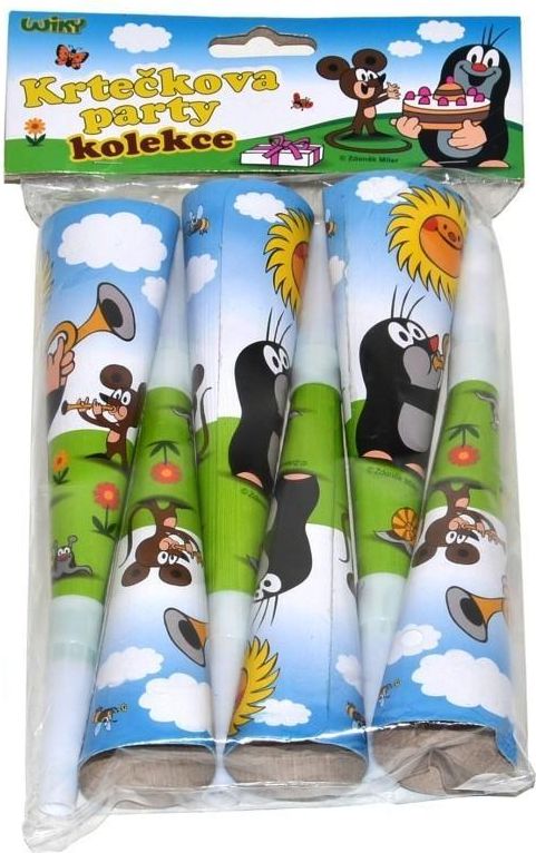 Wiky Wiky Párty trumpetka Krtek a kamarádi 6 ks, 20 cm - obrázek 2