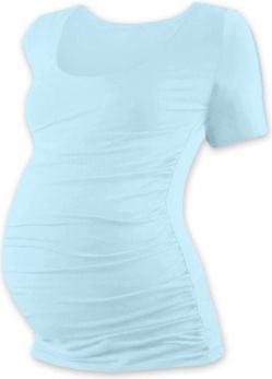 JOŽÁNEK Těhotenské triko krátký rukáv JOHANKA - světle modrá - obrázek 1
