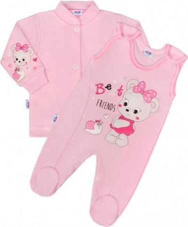 2-dílná souprava New Baby myška růžová, Růžová, 50 - obrázek 1