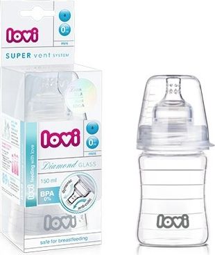 Lahvička LOVI - 150ml - super vent DIAMOND GLASS - obrázek 1