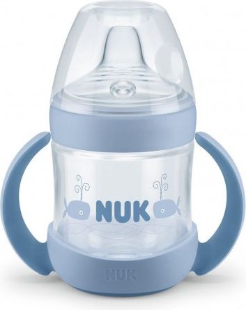 Kojenecká láhev na učení NUK Nature Sense 150 ml modrá, Modrá - obrázek 1