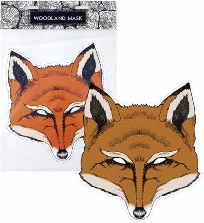 Maska papírová, liška - obrázek 1