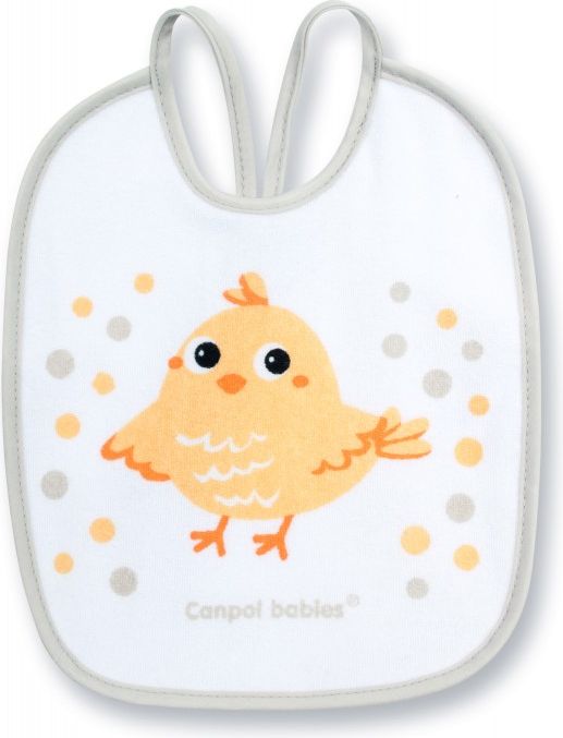 Dětské bryndáky Canpol babies froté/PVC Transparent 3ks  BUNNY & COMPANY 2/103 - obrázek 1