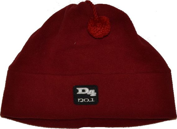 Dětská zimní čepice, D4, červená, vel.50-52, Výprodej - obrázek 1