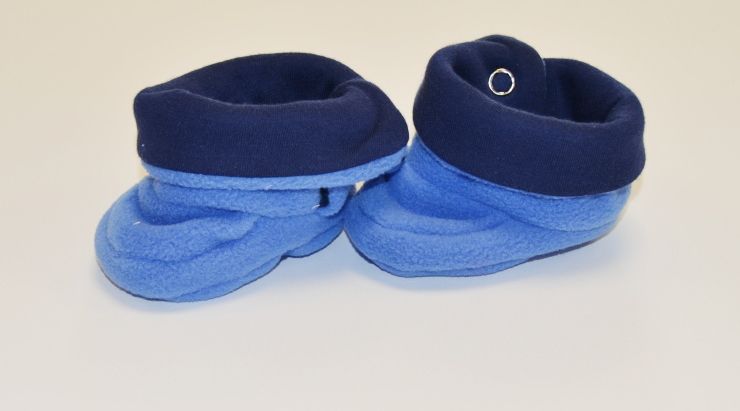 Kojenecké papučky, Dětský svět, fashion baby modré vel.0 - obrázek 1