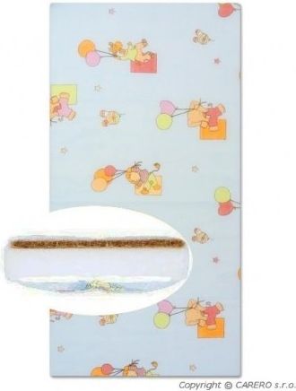 Dětská matrace New Baby 120x60 molitan-kokos modrá obrázky, Modrá - obrázek 1