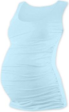 Těhotenský top JOHANKA - sv. modrá, Velikosti těh. moda XXL/XXXL - obrázek 1