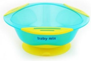 Dětská protiskluzová miska Baby Mix modrá, Modrá - obrázek 1
