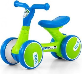 Dětské odrážedlo Milly Mally Tobi blue-green, Modrá - obrázek 1