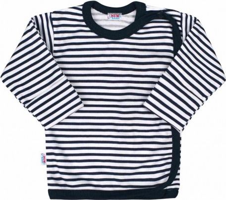 Kojenecká košilka New Baby Classic II s modrými pruhy, Modrá, 56 (0-3m) - obrázek 1